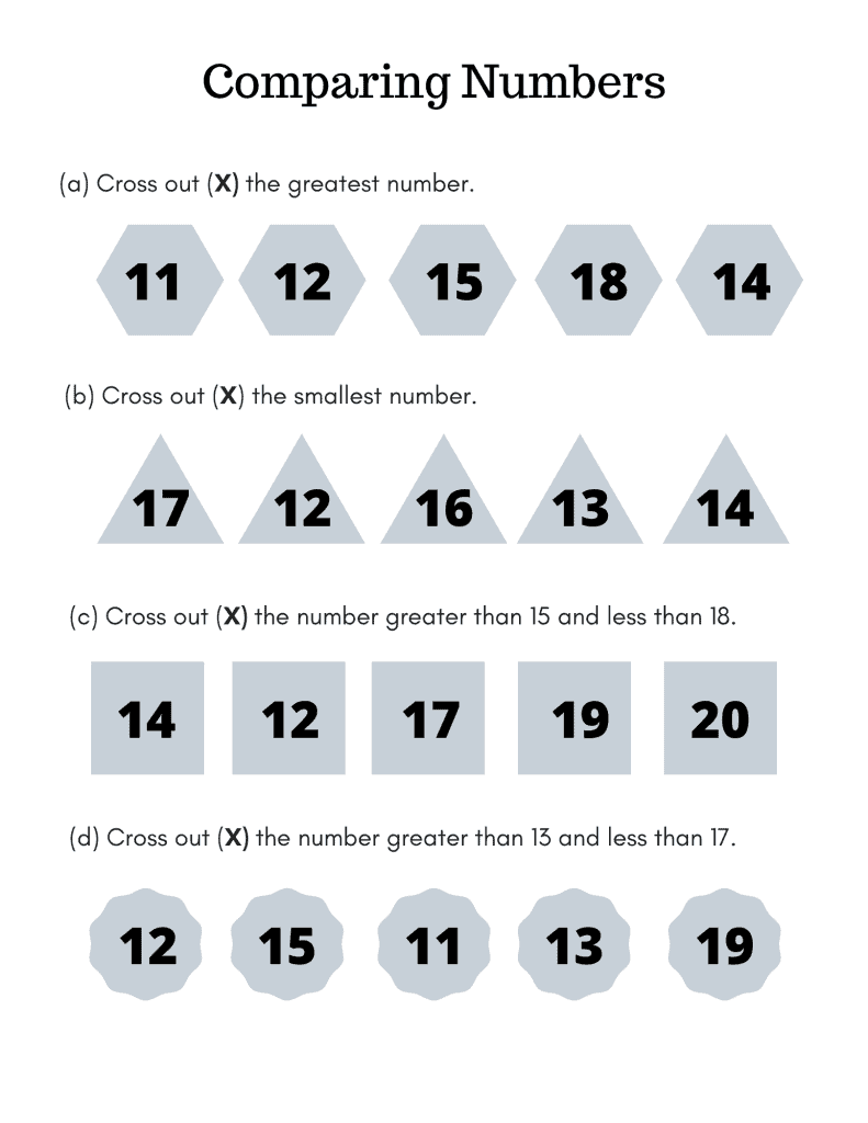printable worksheets kindergarten book 2 singapore math learning center