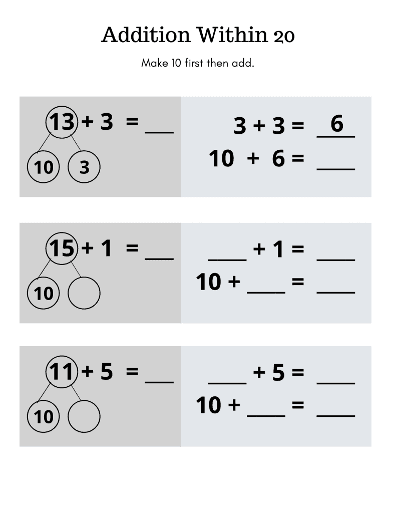 printable worksheets kindergarten book 2 singapore math learning center