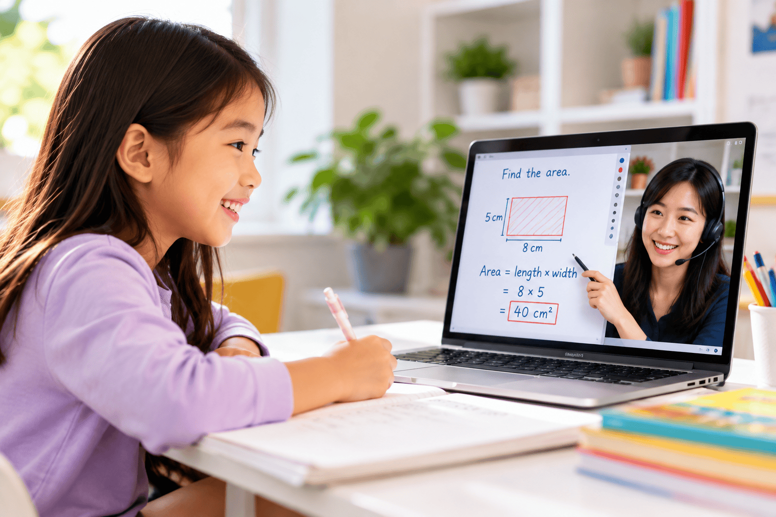 Interactive Online Math Lesson