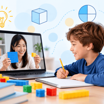 Smiling Online Math Lesson2 1-to-1 online tutoring